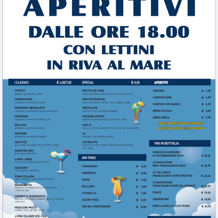 Menu Bagni Colombo Spiaggia E Ristorante-2